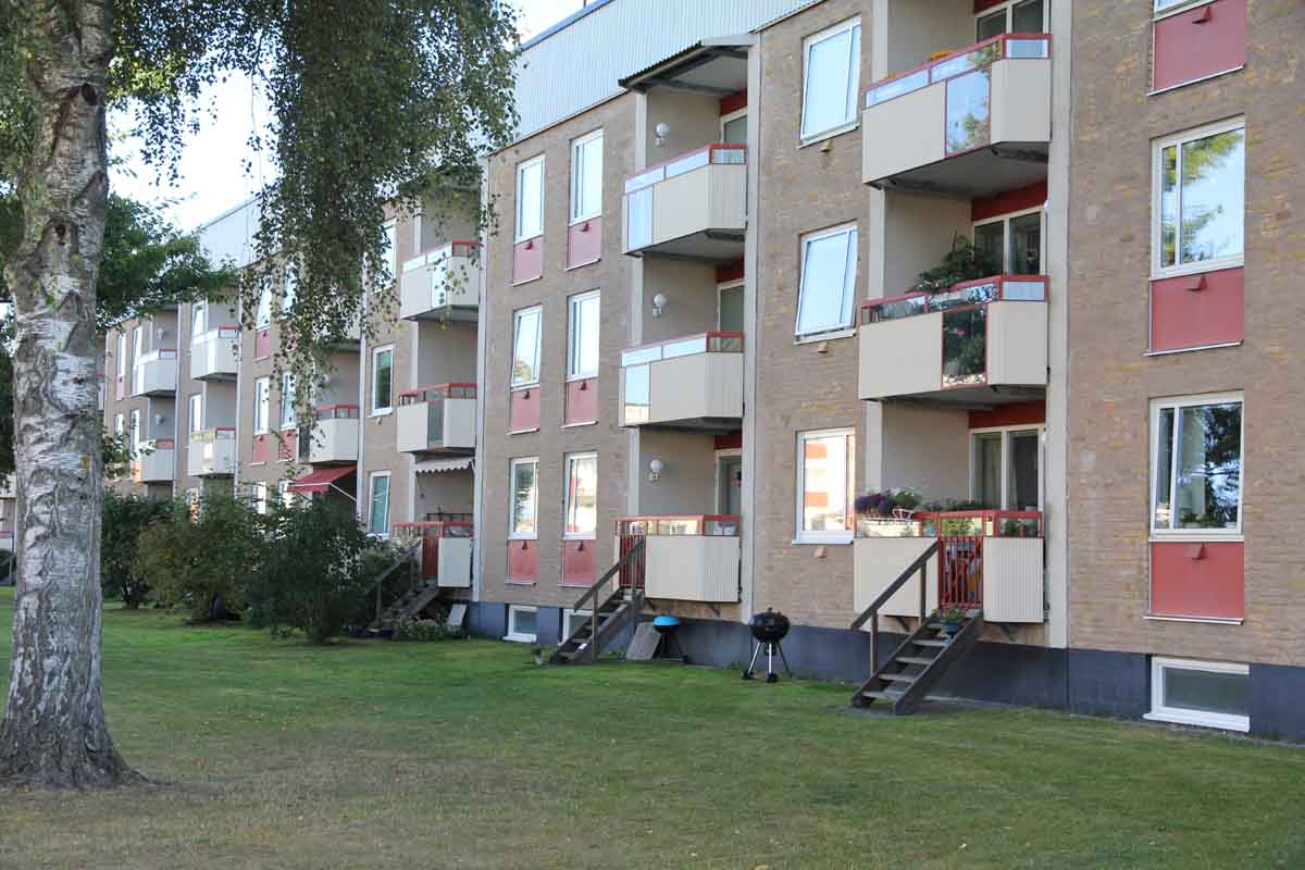 Hus på Kristina Nilssons väg 11-13 på Norr i Växjö 