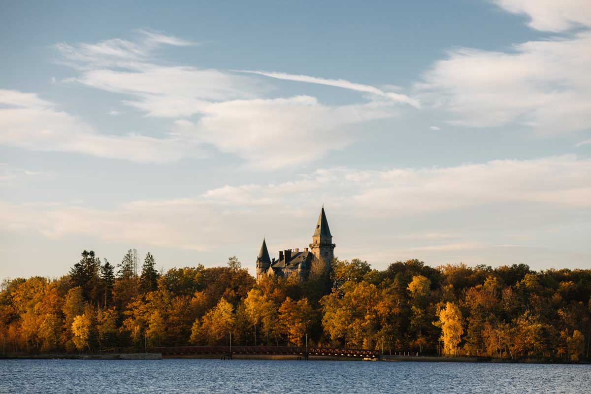 Vy över Teleborgs slott. Foto: Alexander Hall 