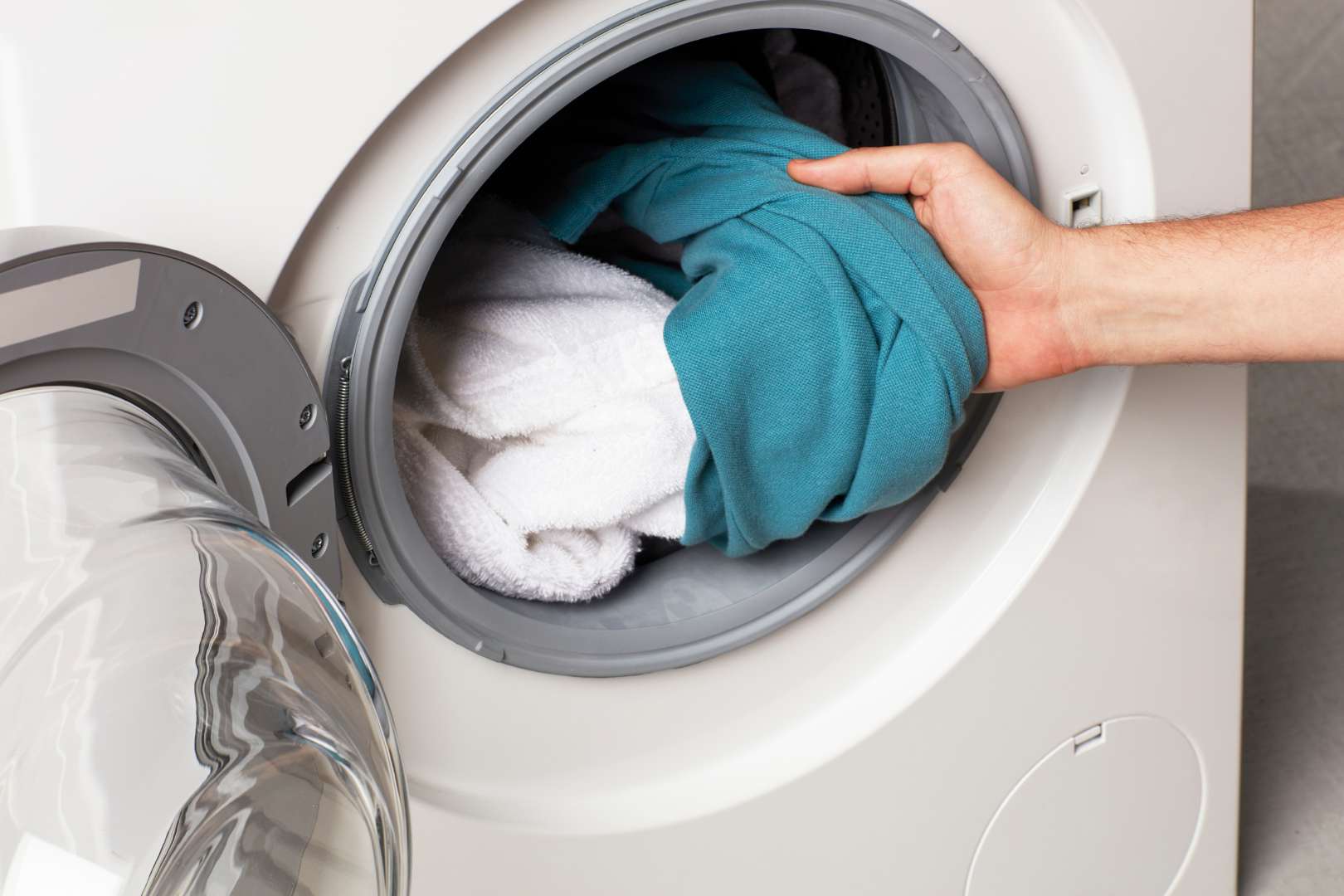 Foto på en tvättmaskin