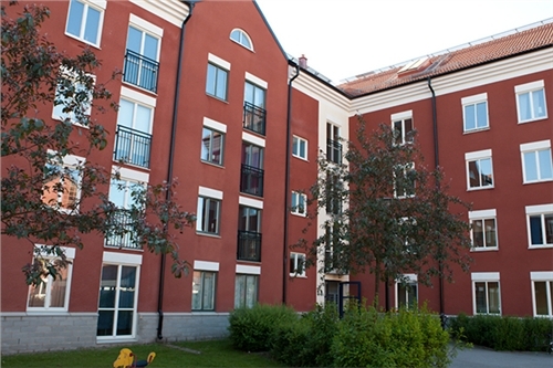 I utkanten av Campusområdet i Växjö ligger våra studentlägenheter i kv Slottsstaden. 